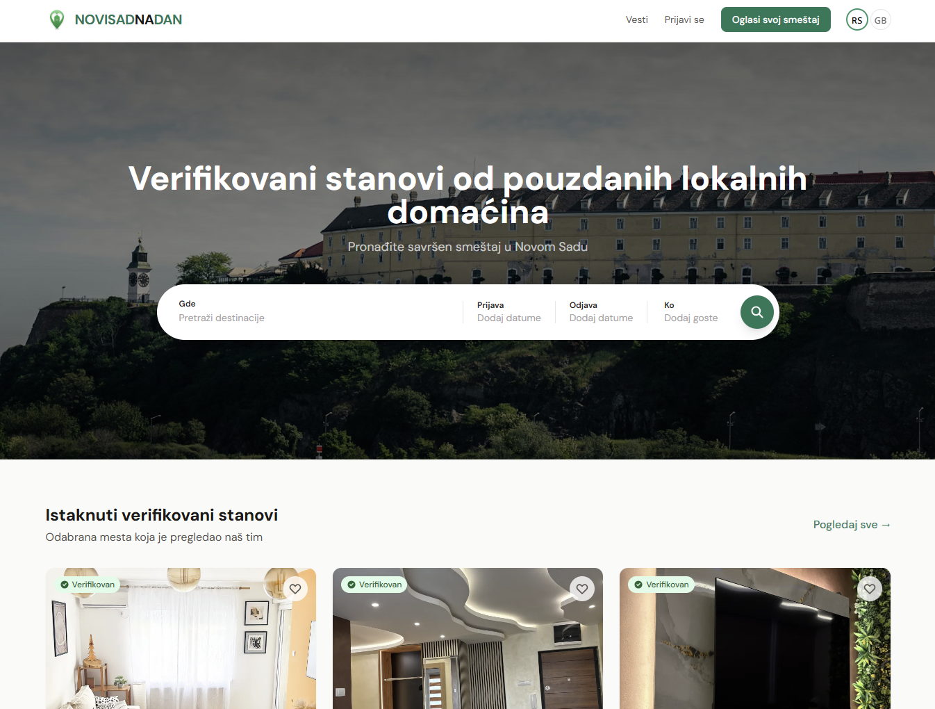 Kako NovisadNaDan.com povezuje izdavaoce smeštaja i goste kroz moderan booking sistem