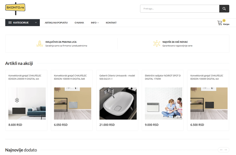 Skonto Webshop